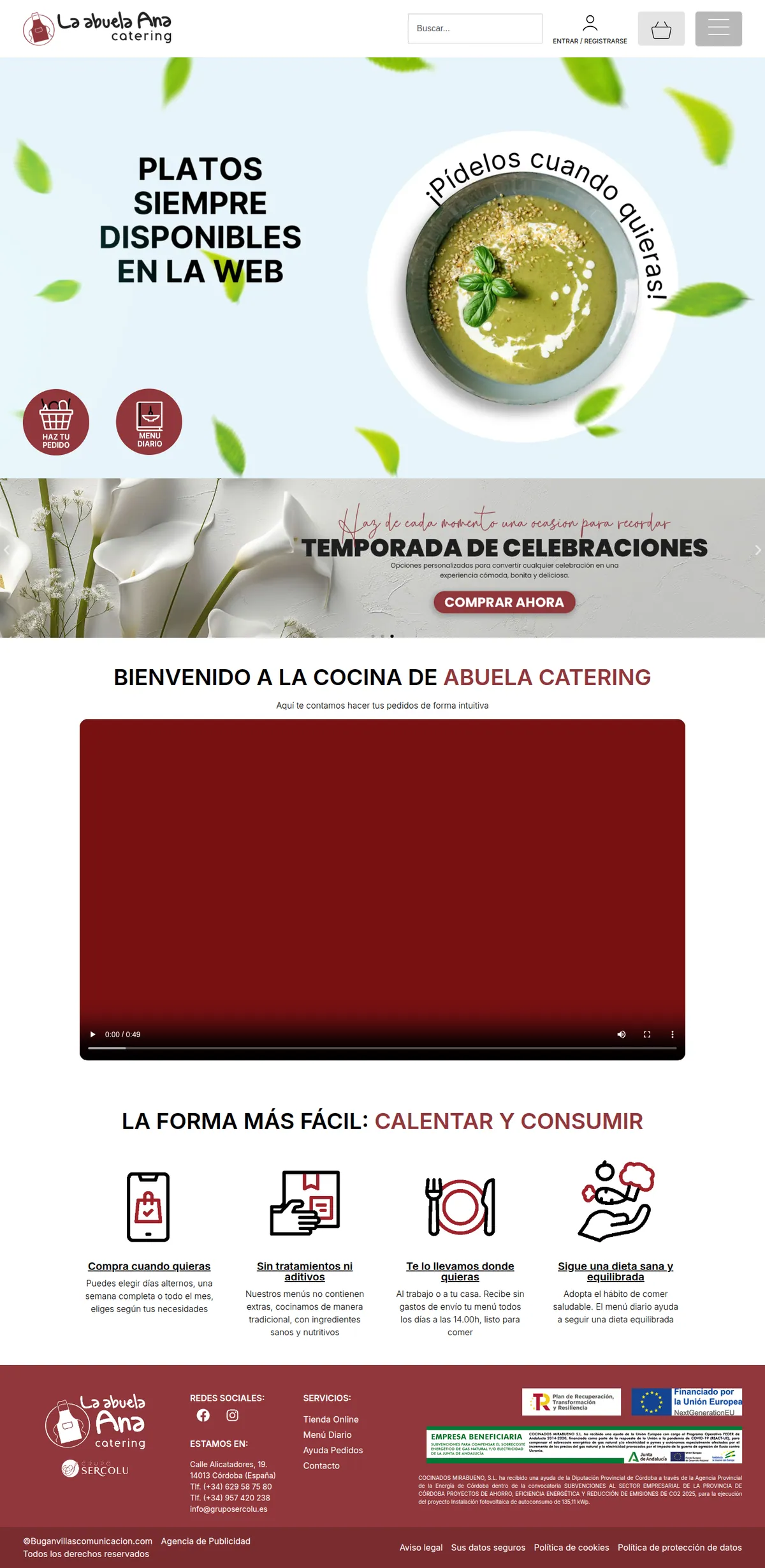 Captura de La Abuela Ana Catering